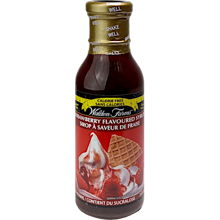 Calorie Free Strawberry Flavoured Syrup